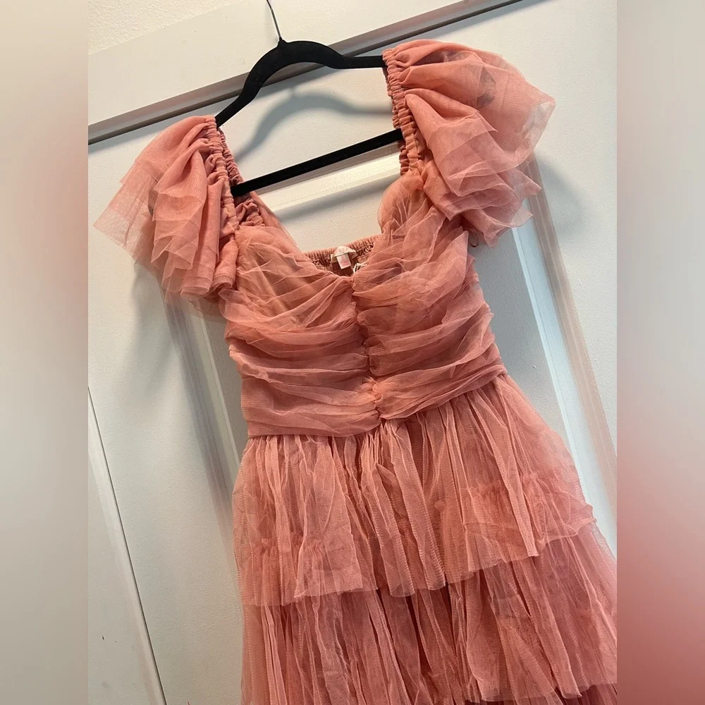 Fantasy Ruffle Maxi Dress - Picture 4 of 4
